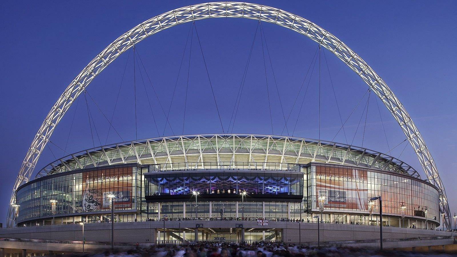 Wembley Stadion, London, Architektur, Sport, Fußball, 1600x900 HD Desktop