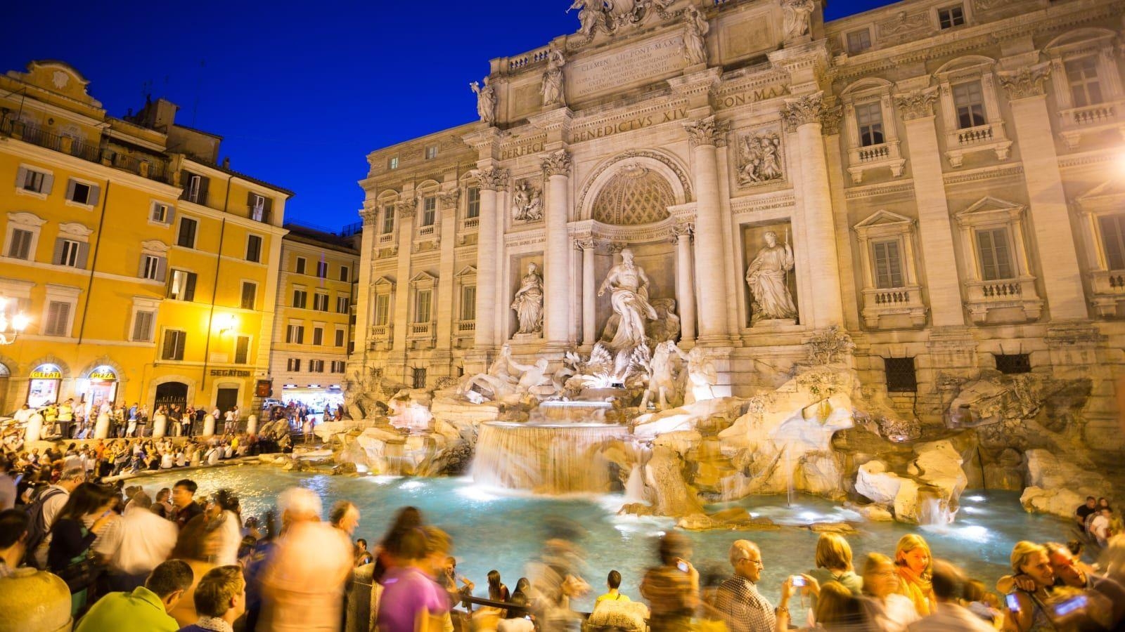 Trevi-Brunnen, Rom, Restaurierung, Italien, Sehenswürdigkeit, 1600x900 HD Desktop