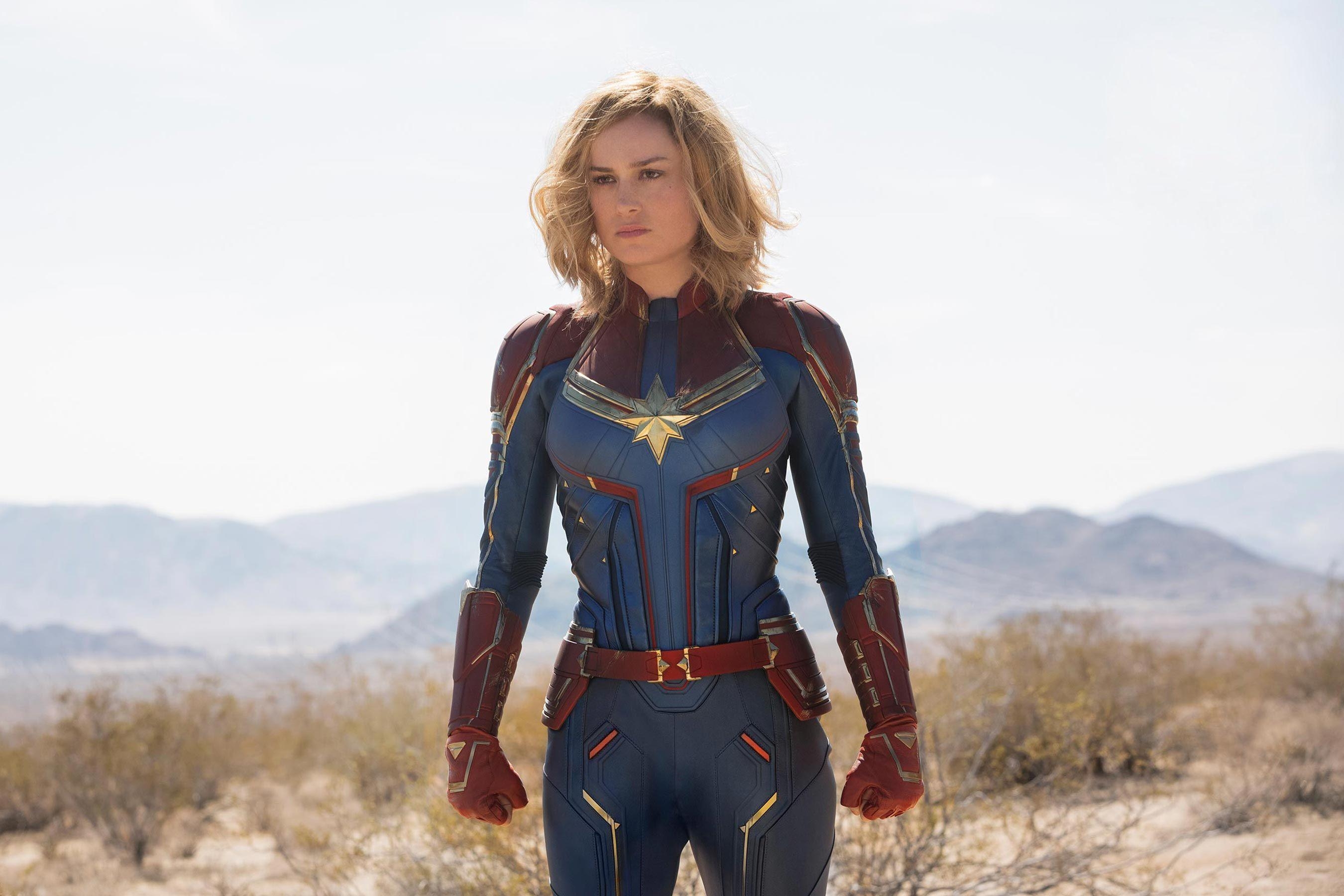 Brie Larson, Captain Marvel, Film, Marvel, Hintergrund, 2700x1800 HD Desktop