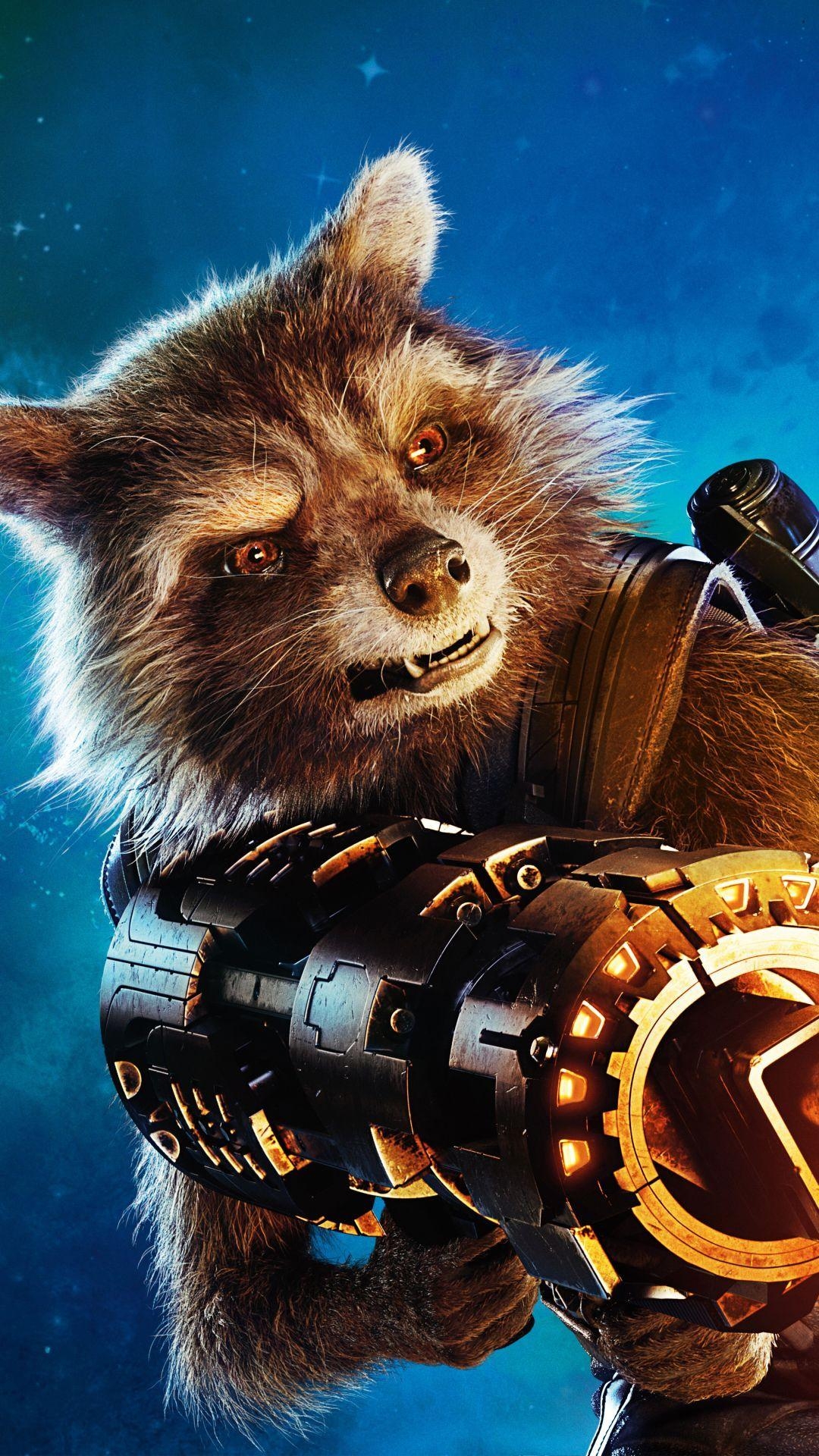 Rocket Raccoon, Filme, Hintergrund, Marvel, Bild, 1080x1920 Full HD Handy