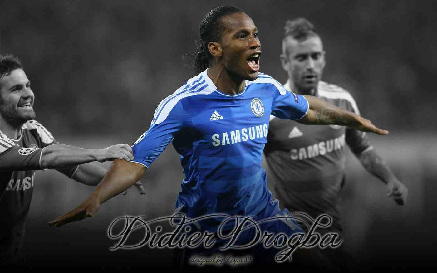 Didier Drogba, Full HD, Fußball, Wallpaper, Chelsea, 1400x880 HD Desktop