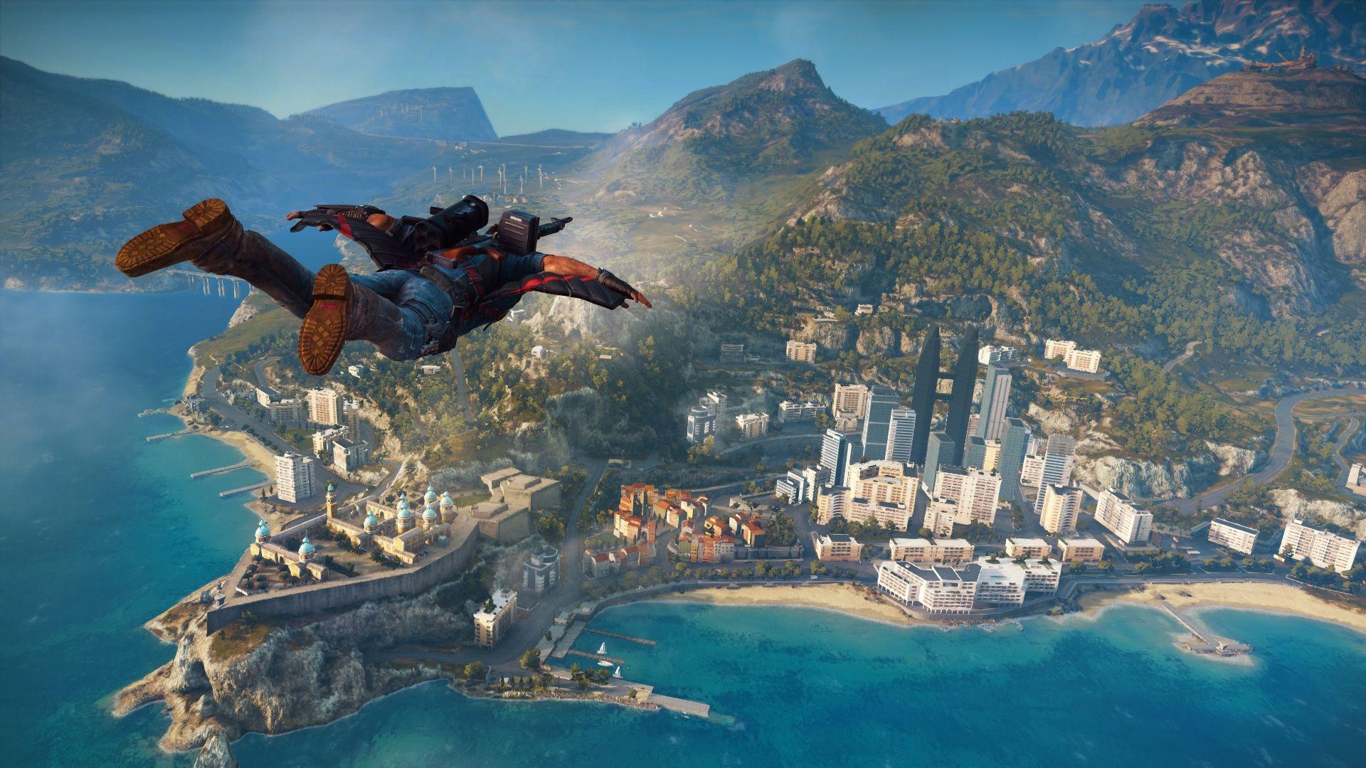 Fliegen, Immer, Just Cause 3, Abenteuer, Wingsuit, 1920x1080 Full HD Desktop