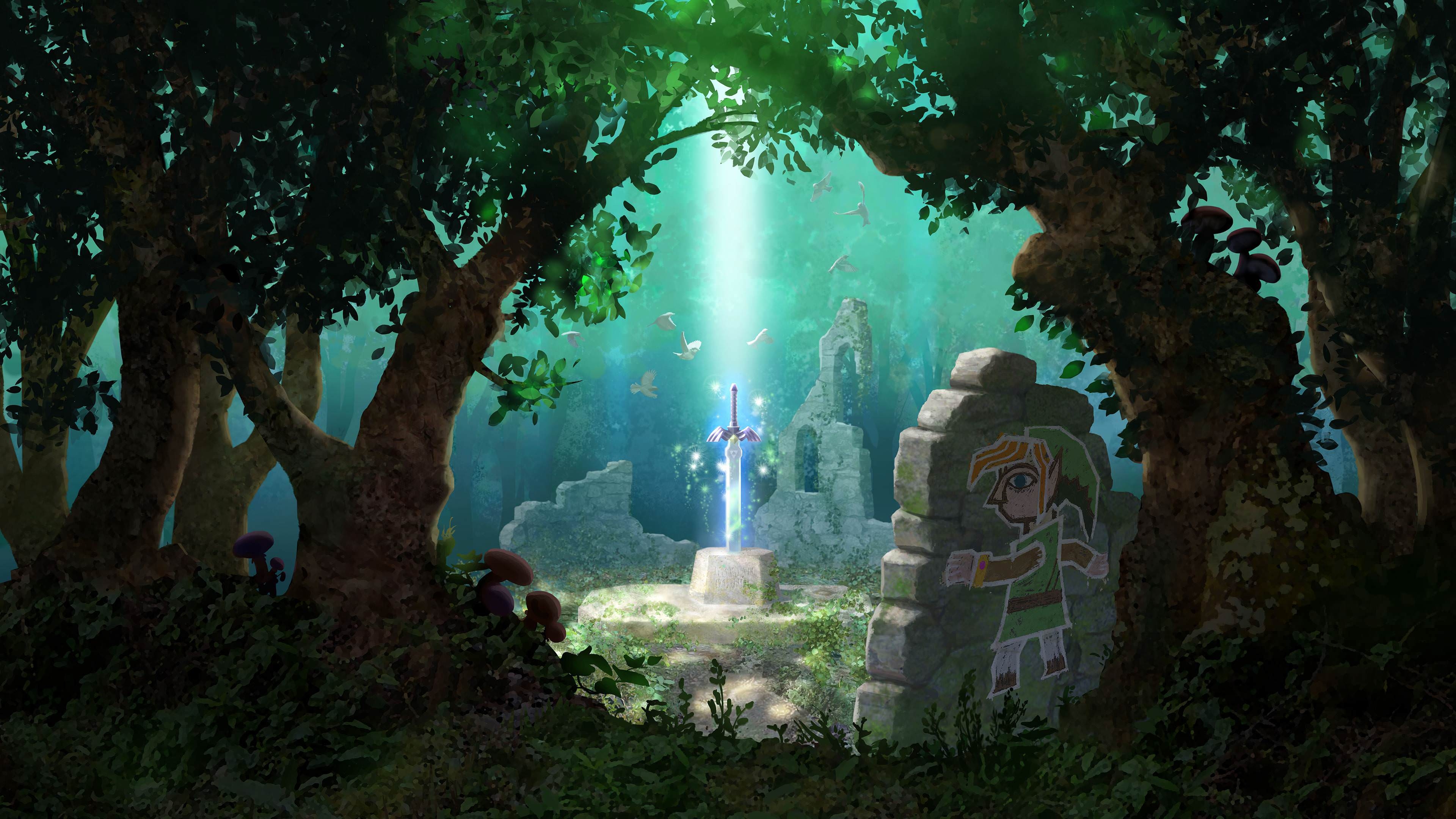 Zelda Wallpaper, Sammlung, Fantasy, Königreich, Videospiel, 3840x2160 4K Desktop