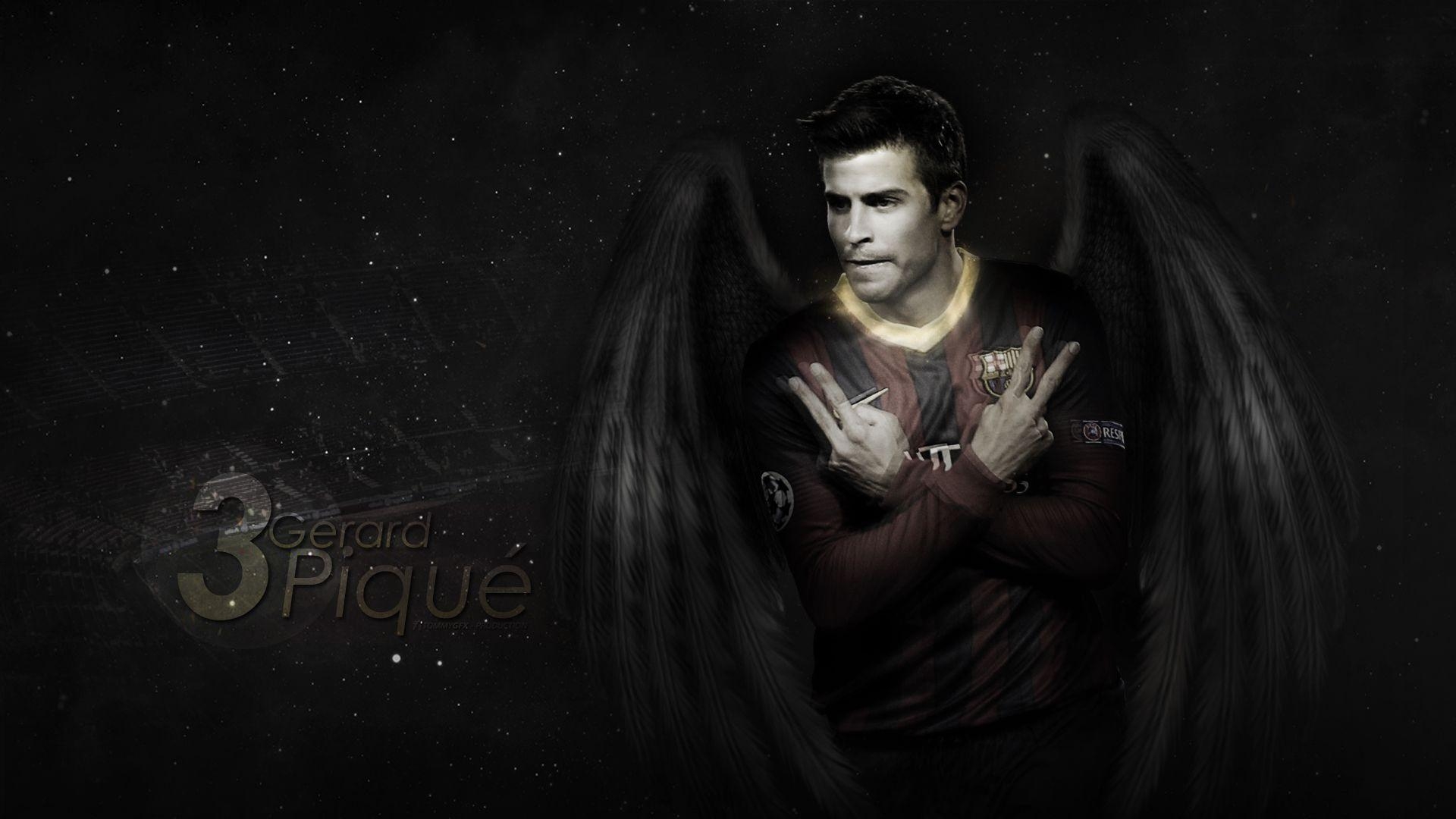 Gerard Pique, Fußball, Wallpaper, Hintergrund, Barcelona, 1920x1080 Full HD Desktop