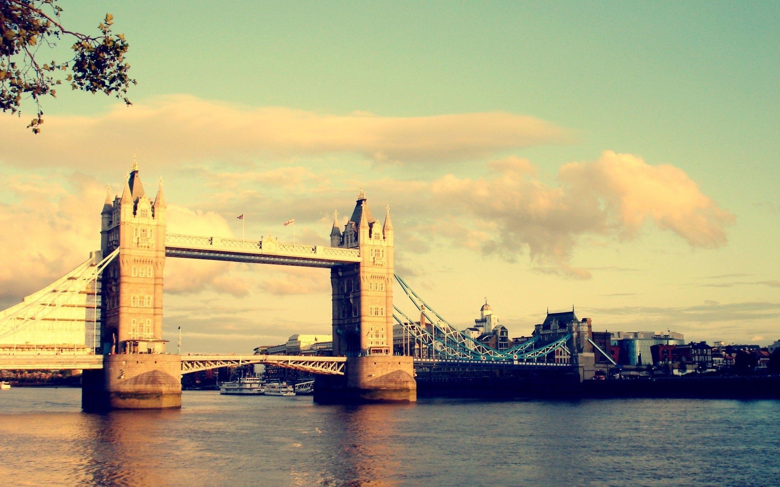 London Bridge, Fluss, Stadt, Vereinigtes Königreich, Himmel, 2560x1600 HD Desktop