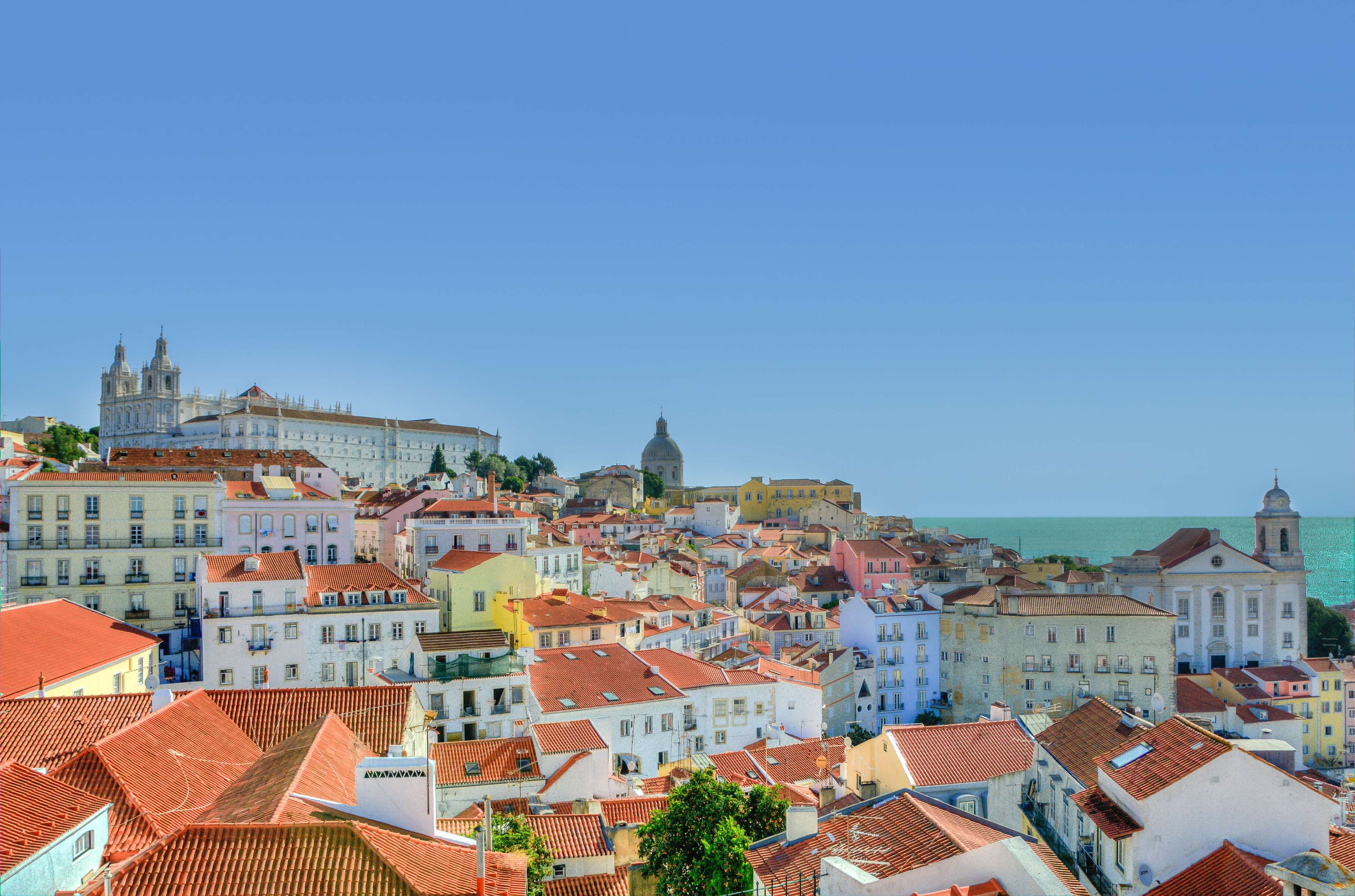 Lissabon, Stadt, Häuser, Portugal, Dorf, 3840x2540 4K Desktop