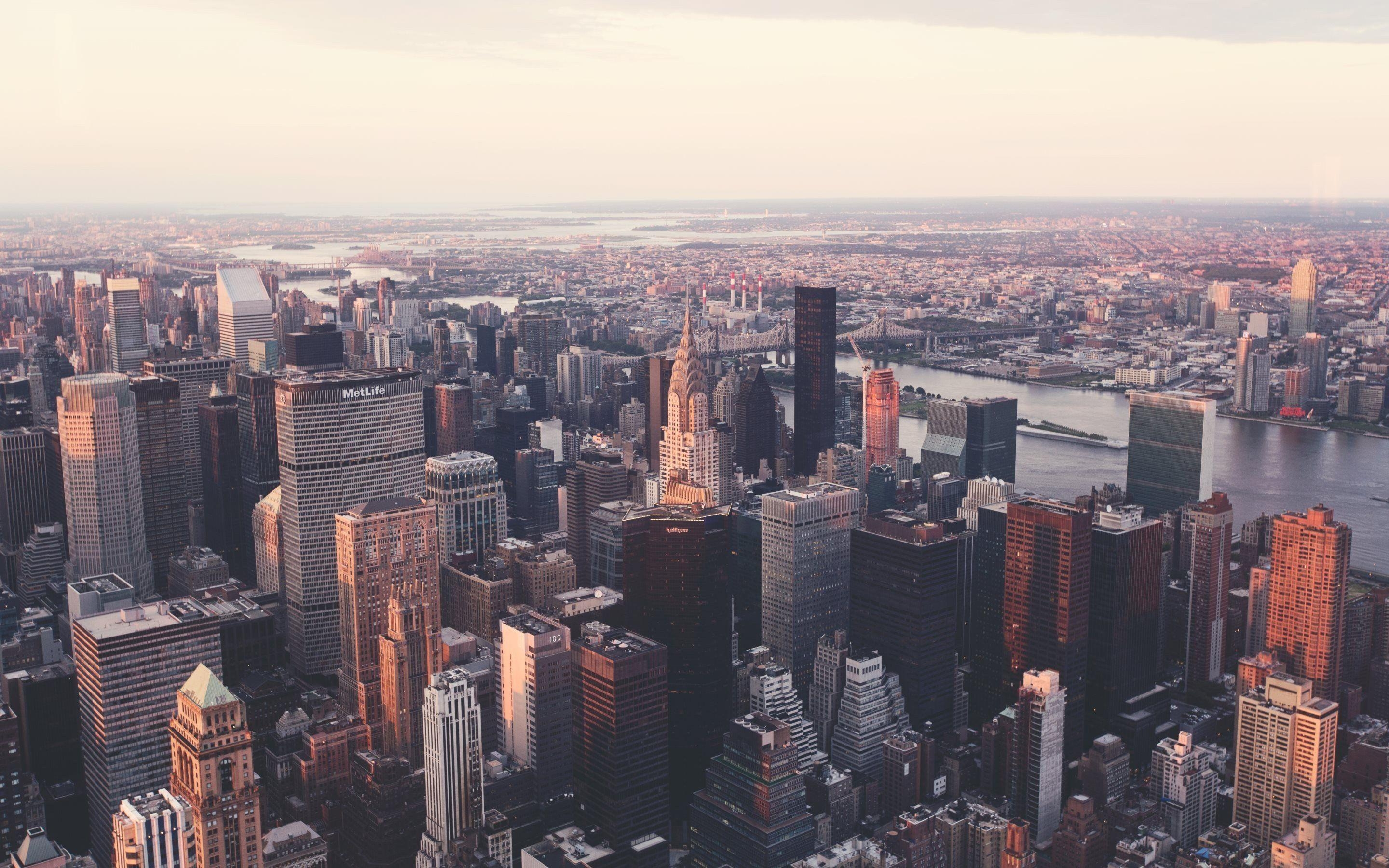 New York City, Skyline, Chrysler Building, Skyscraper, 2880x1800 HD Desktop