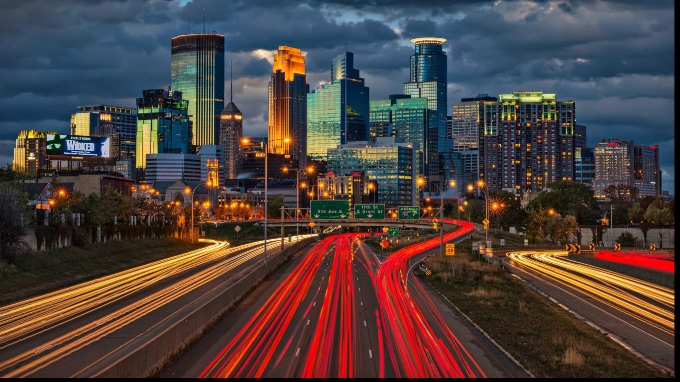 Minneapolis, Reisen, Stadtbild, Architektur, Skyline, 1370x770 HD Desktop