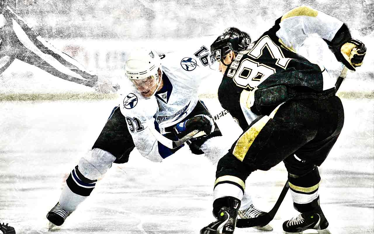 Sidney Crosby, Steven Stamkos, Dreieck, NHL, Hockey, 1280x800 HD Desktop