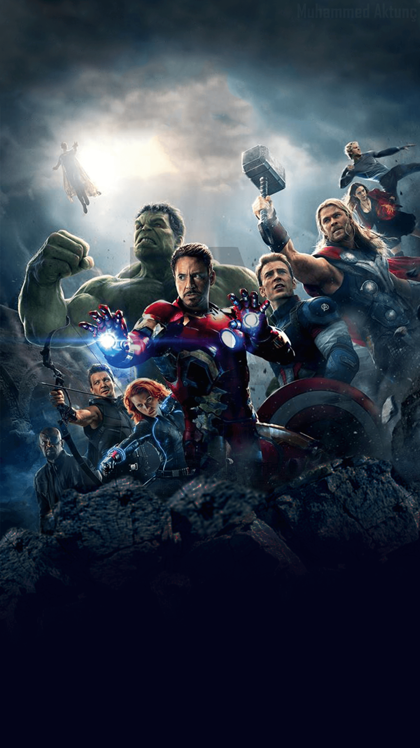 Avengers, Telefon, Hintergrund, Marvel, Superhelden, 1440x2560 HD Handy