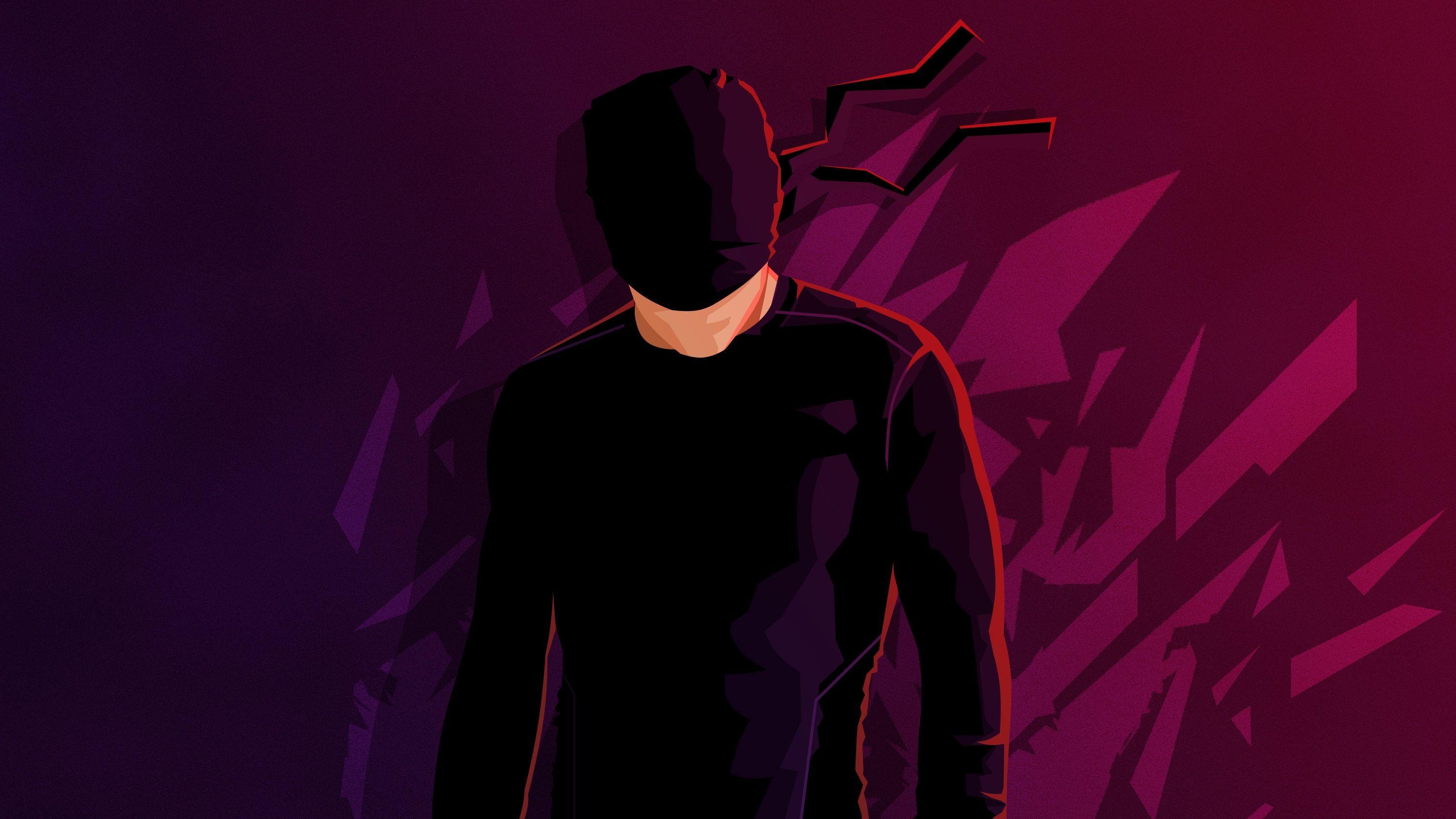 Daredevil, Minimalismus, 4K, HD, Superhelden, 3000x1690 HD Desktop