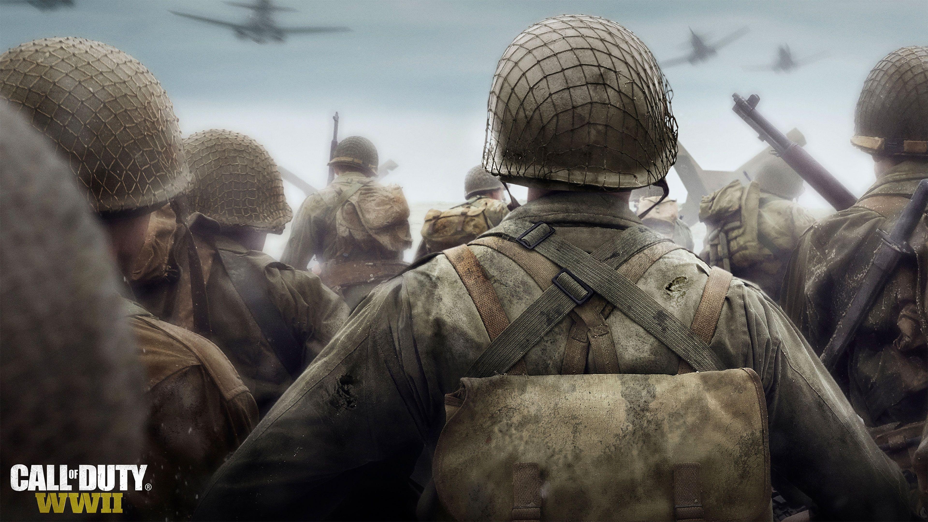 Call of Duty, WWII, Ultra HD, Gaming, Hintergrund, 3840x2160 4K Desktop