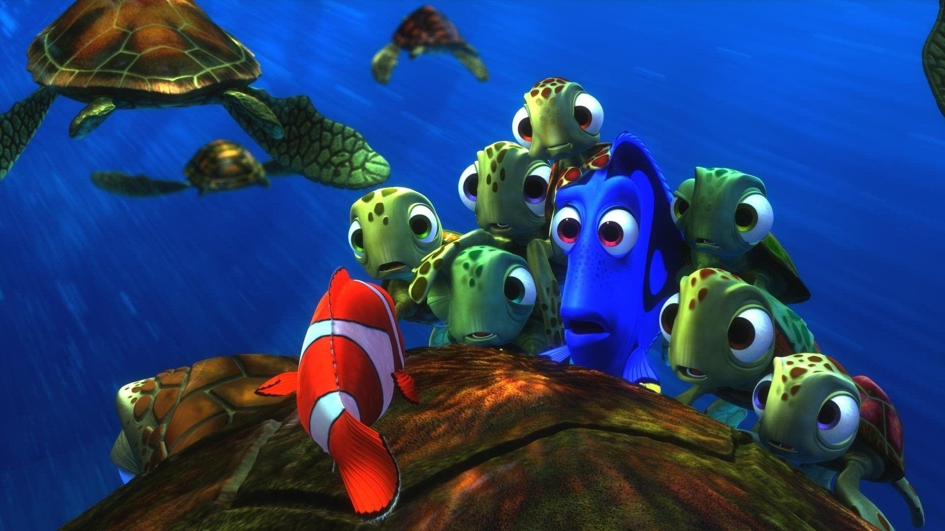 Findet Nemo, Bilder, Animationsfilm, Disney, Meer, 1920x1080 Full HD Desktop