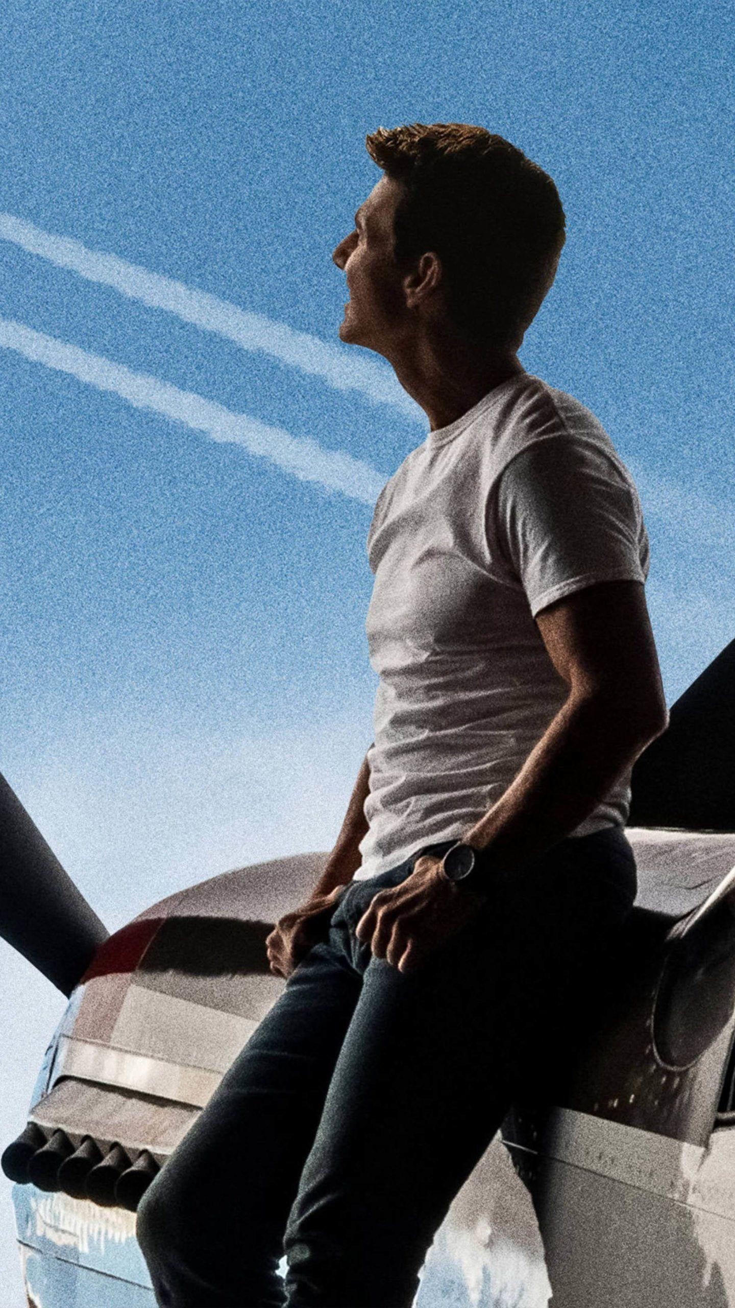 Top Gun Maverick, Tom Cruise, 4K, Ultra HD, Mobil, 1440x2560 HD Handy