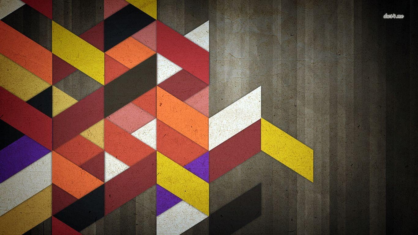 Geometrische Formen, HQ, Desktop, Kunst, Hintergrund, 1370x770 HD Desktop