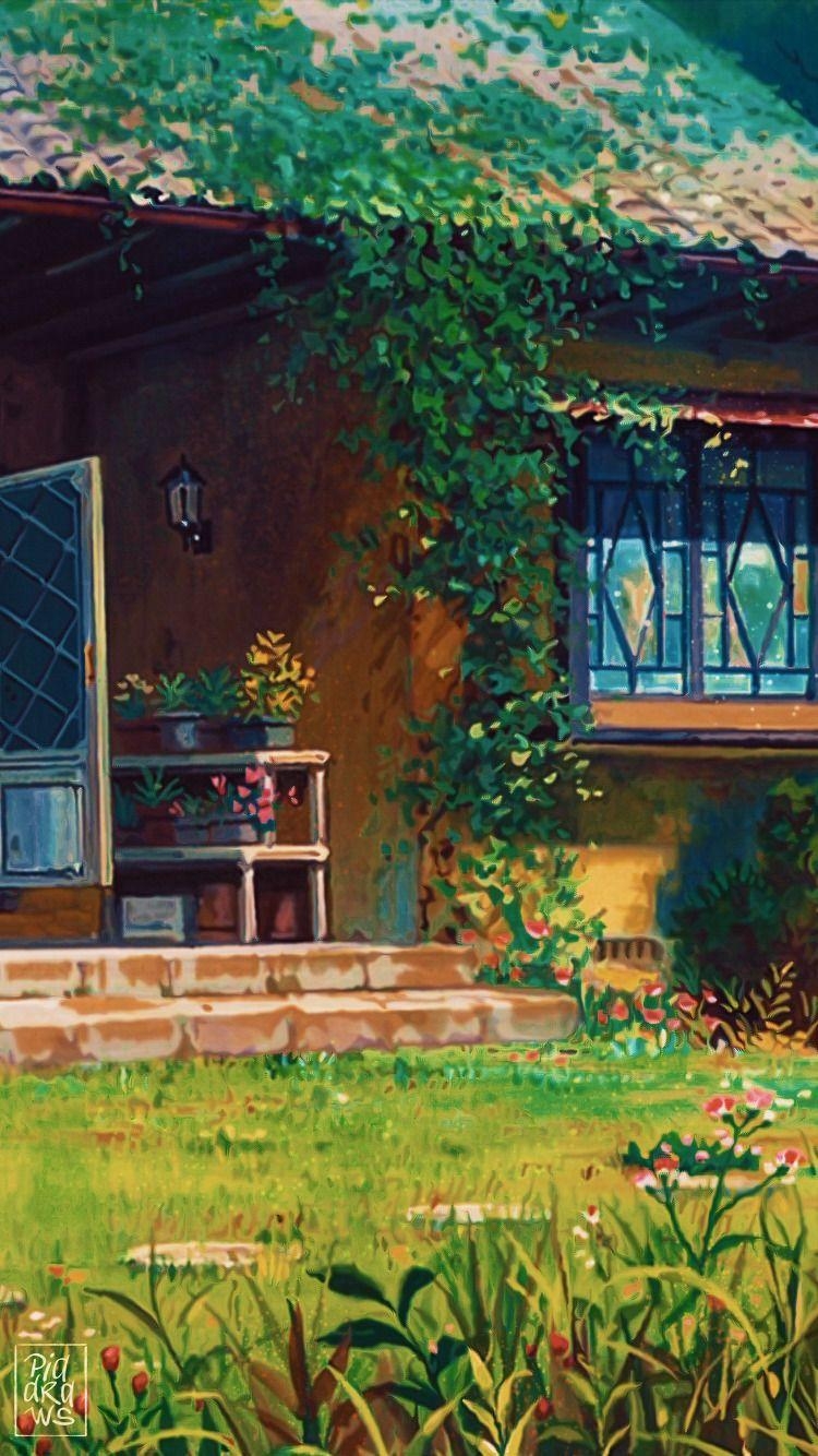 Arrietty, Hintergrund, Anime, Ghibli, wunderschön, 750x1340 HD Handy