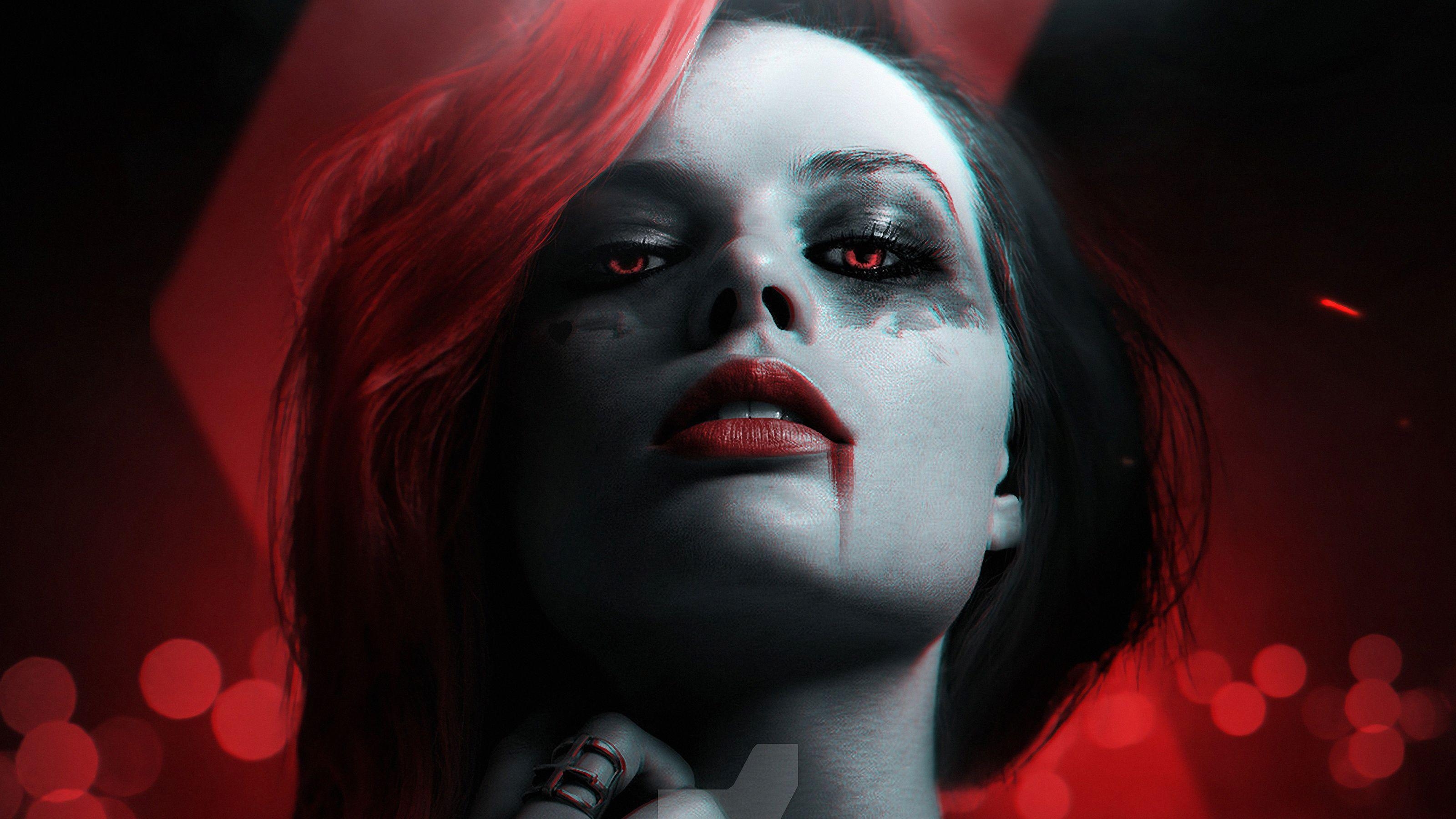 Harley Quinn, Margot Robbie, Superheldin, 4K, Comics, 3200x1800 HD Desktop