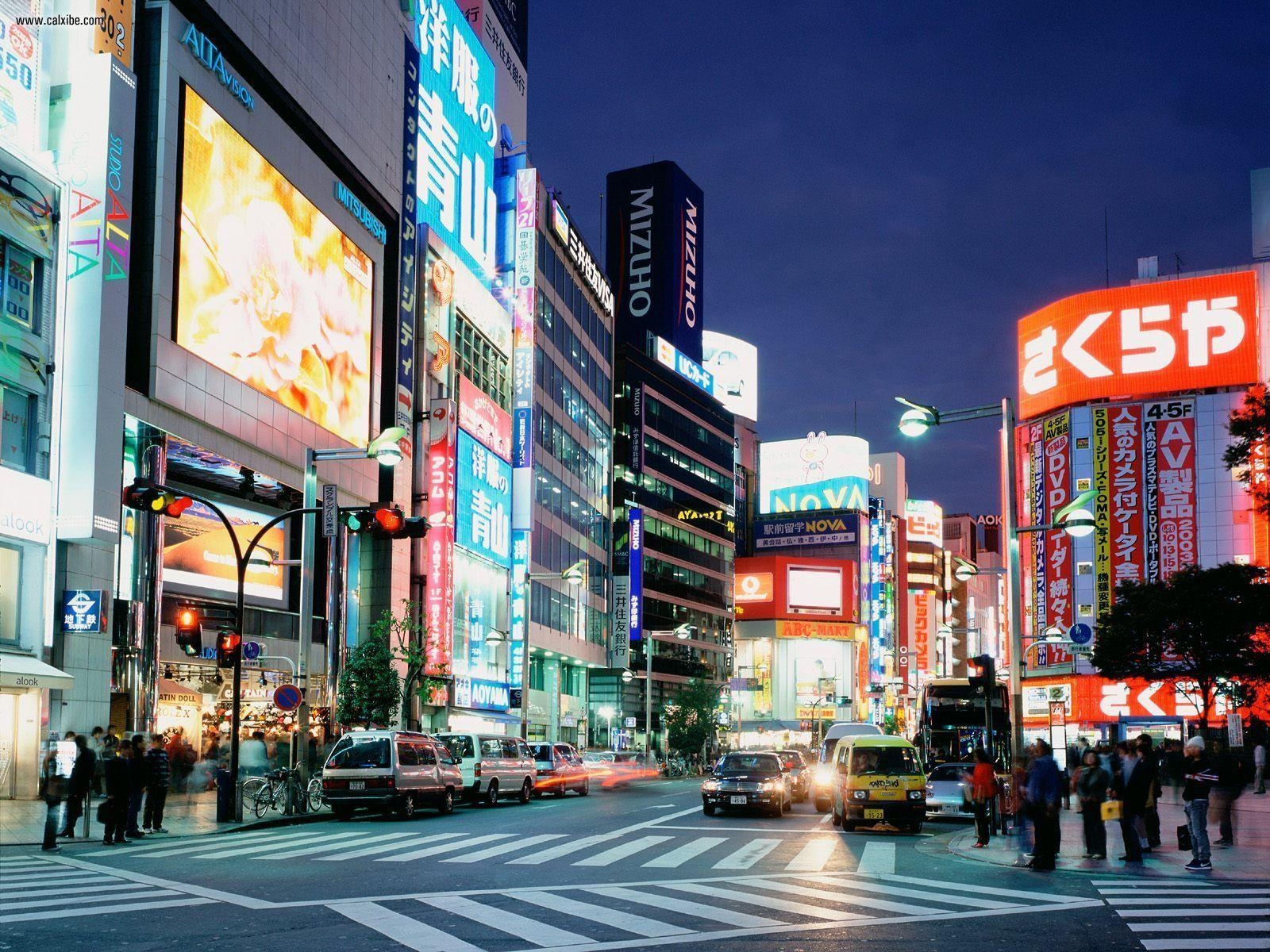 Tokyo, Japan, Shinjuku, Stadt, Gebäuden, 1600x1200 HD Desktop