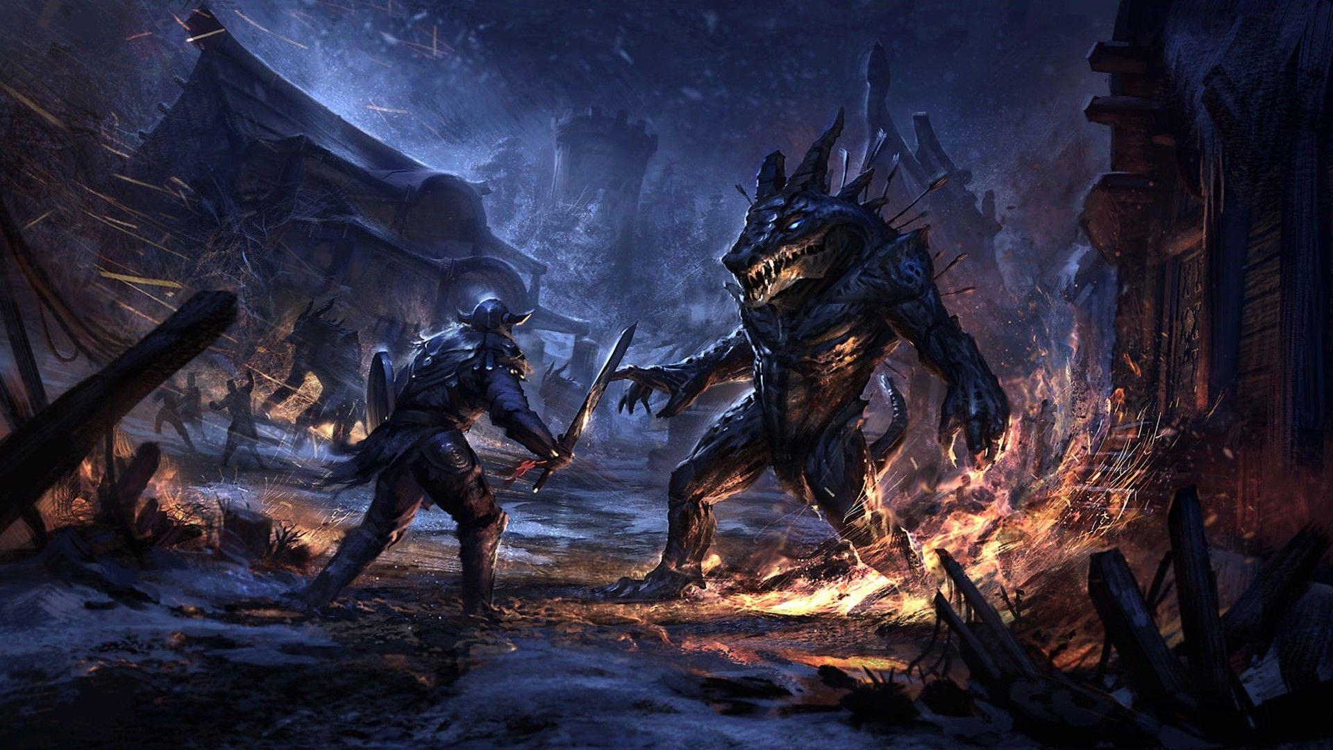 Elder Scrolls, Online, Bild, Gaming, Hintergrund, 1920x1080 Full HD Desktop