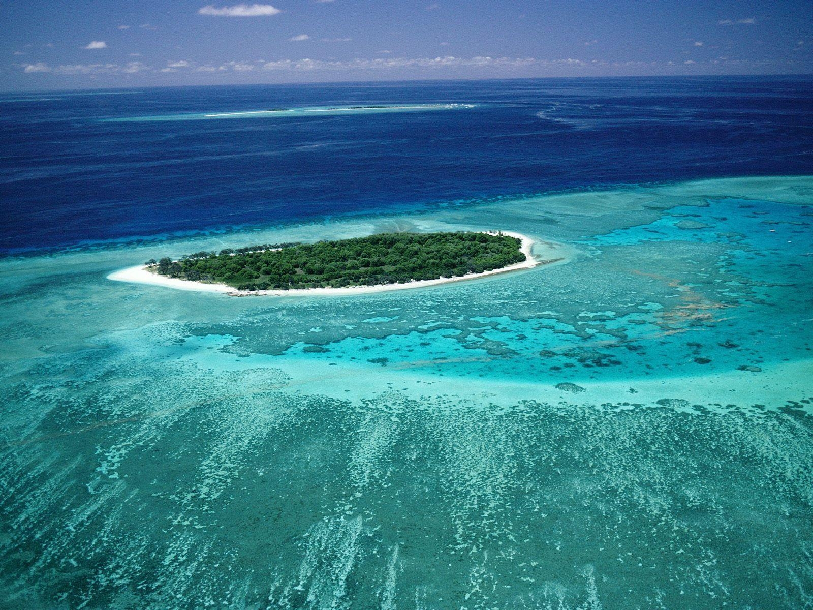 Lady Musgrave Island, Riff, Australien, Meer, Natur, 1600x1200 HD Desktop