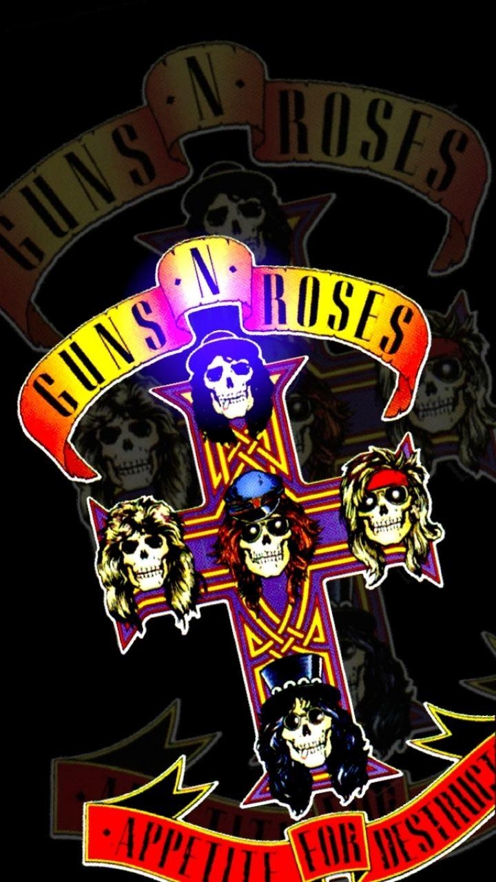 Musik, Guns N' Roses, Rock, Hintergrund, Band, 720x1280 HD Handy