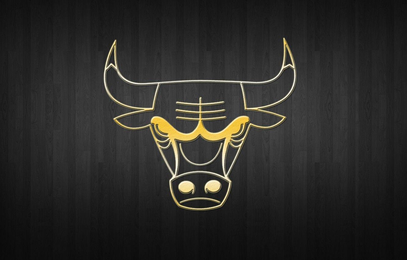 Basketball, Logo, Gold, NBA, Chicago, 1340x850 HD Desktop