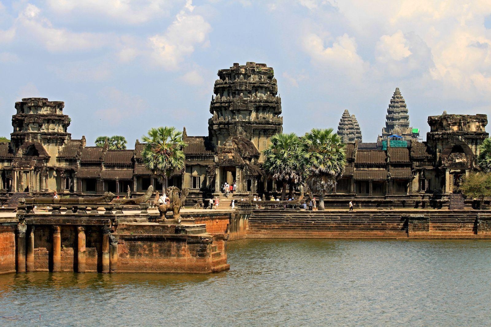 Angkor Wat, Kambodscha, Landschaft, Historisch, Detail, 1600x1070 HD Desktop