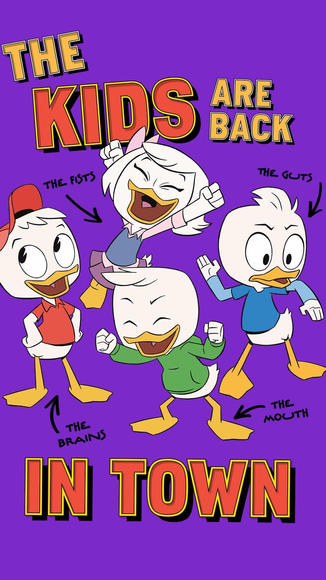 Ducktales, Telefon, Bildschirm, Cartoon, Disney, 1080x1920 Full HD Handy