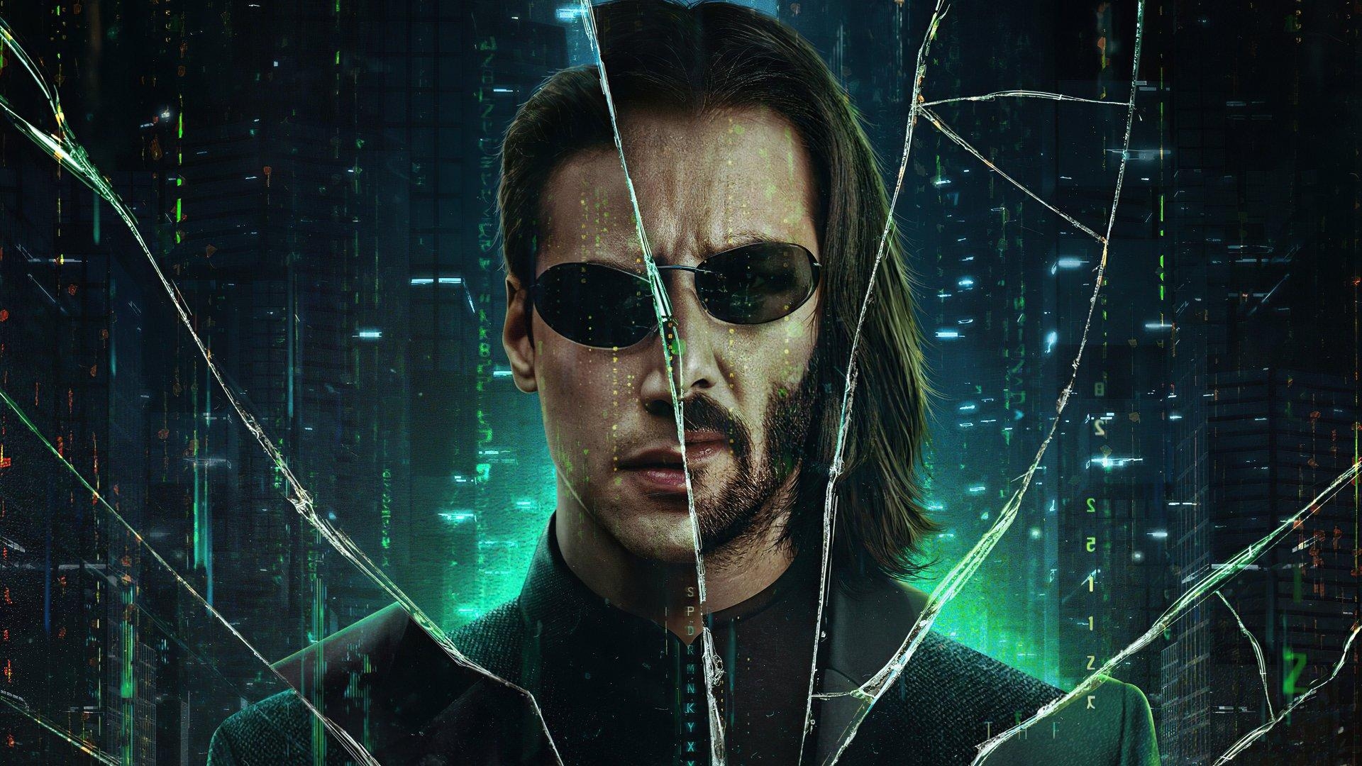 Matrix Resurrections, HD, Neo, Sci-Fi, Keanu, 1920x1080 Full HD Desktop