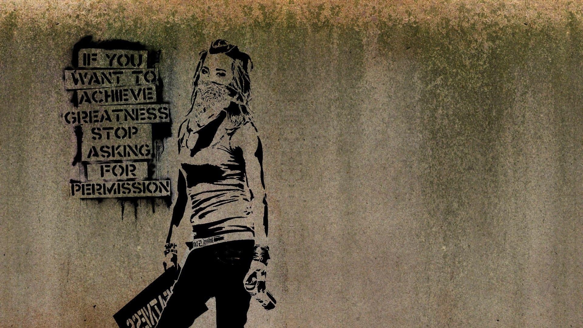 Banksy, Kunst, Streetart, Modern, Provokation, 1920x1080 Full HD Desktop