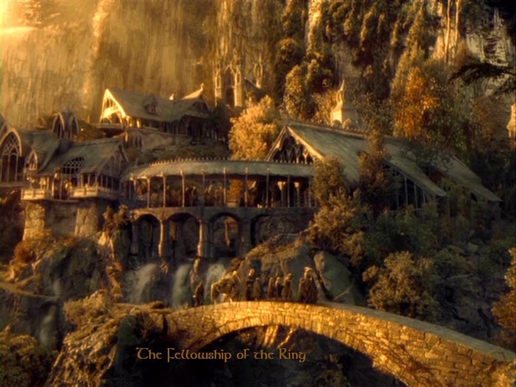 Herr der Ringe, Rivendell, Landschaft, HD, Hintergrund, 1030x770 HD Desktop