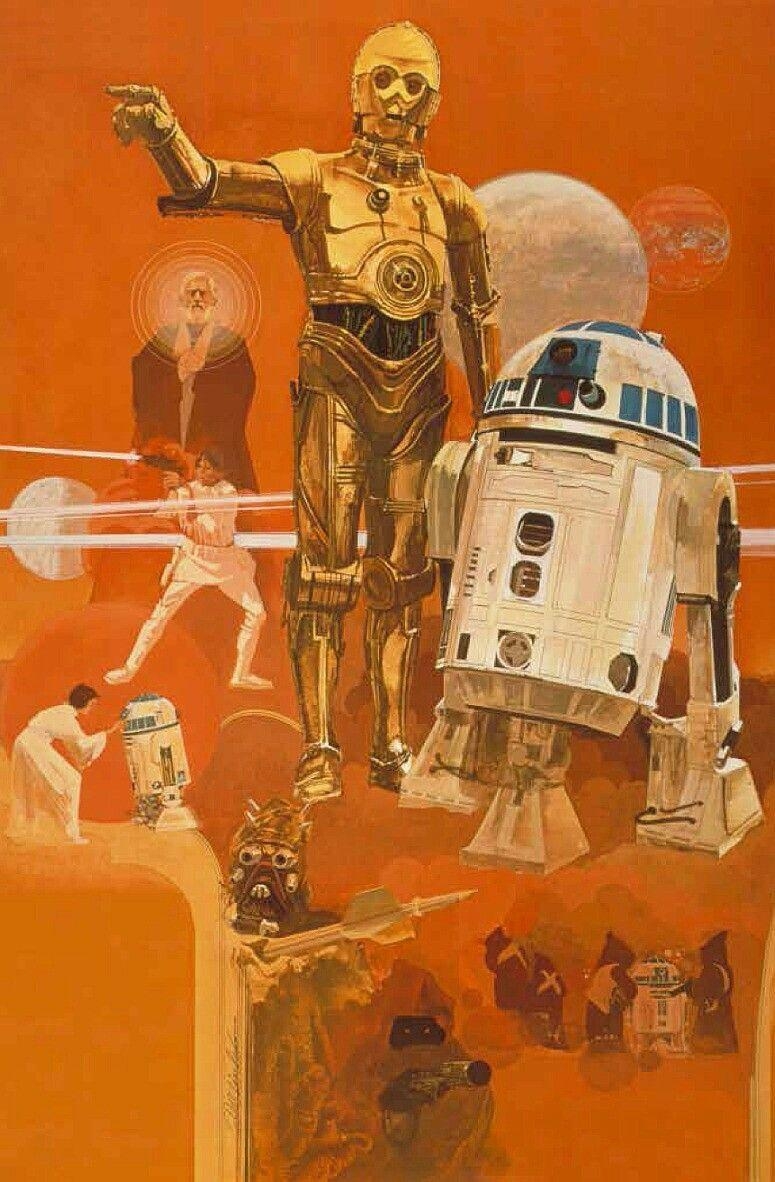 C-3PO, R2D2, Star Wars, Poster, Episoden, 780x1190 HD Handy