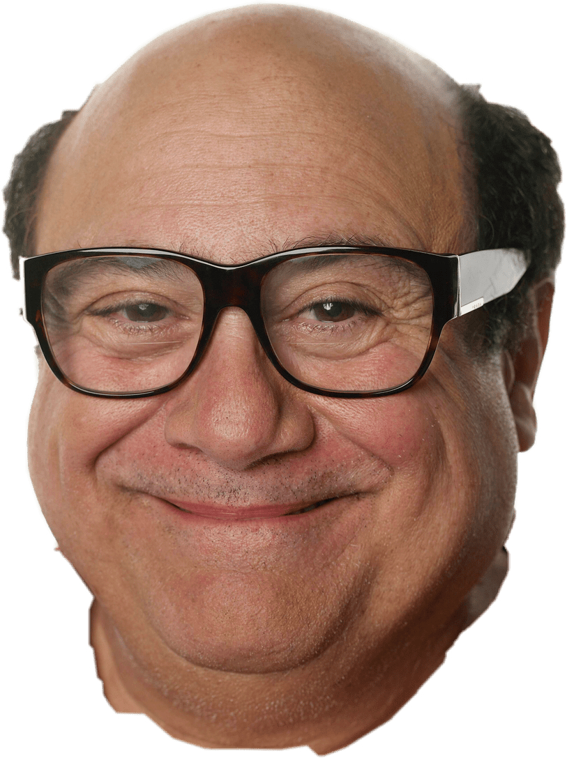 Danny DeVito, Transparent, Hintergrund, Hollywood, Komödie, 820x1090 HD Handy