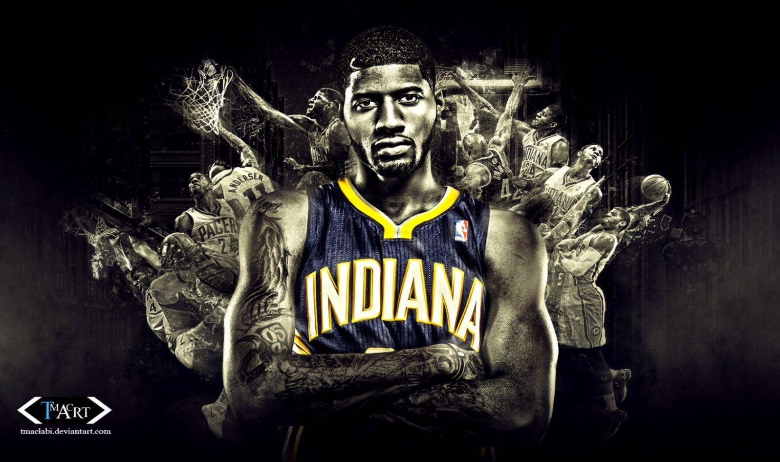 Basketball, Paul George, Indiana Pacers, Spieler, NBA, 1600x950 HD Desktop