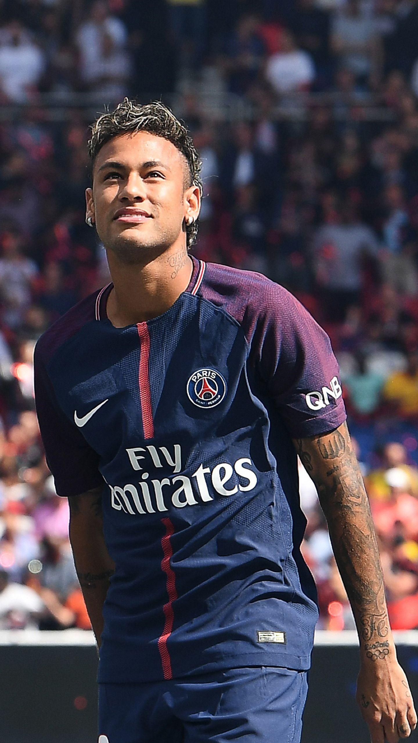 Neymar, PSG, 4K, Fußball, Stürmer, 1440x2560 HD Handy