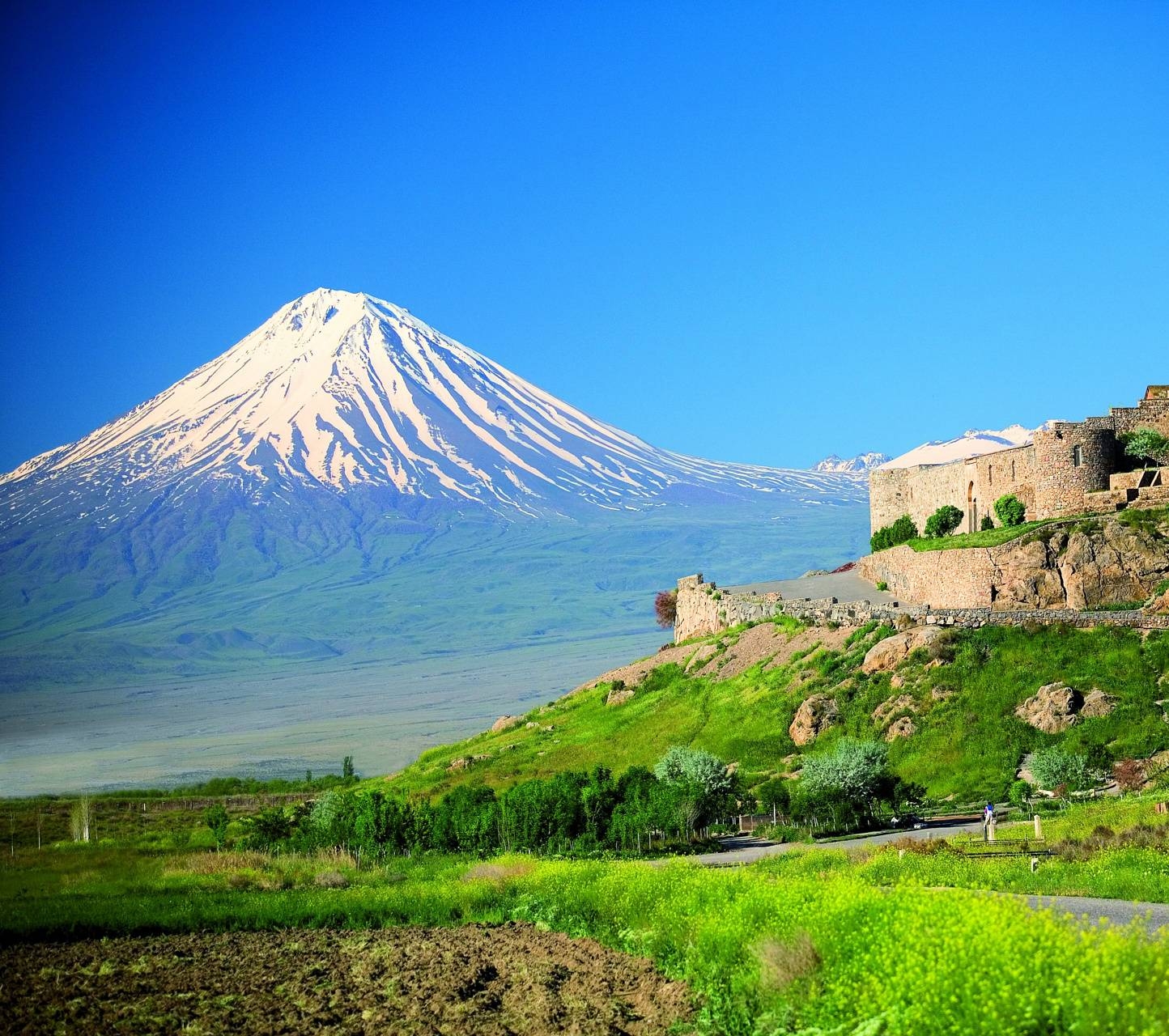 Ararat, Armenien, Landschaft, Berg, HD, 1450x1280 HD Desktop