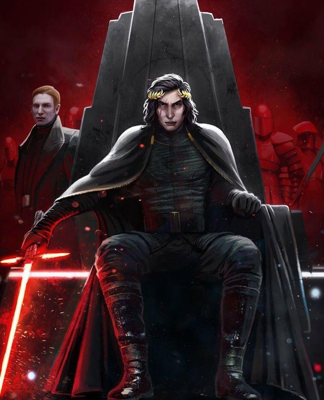 Kylo Ren, Anführer, Erste Ordnung, Ästhetik, Star Wars, 1080x1340 HD Handy