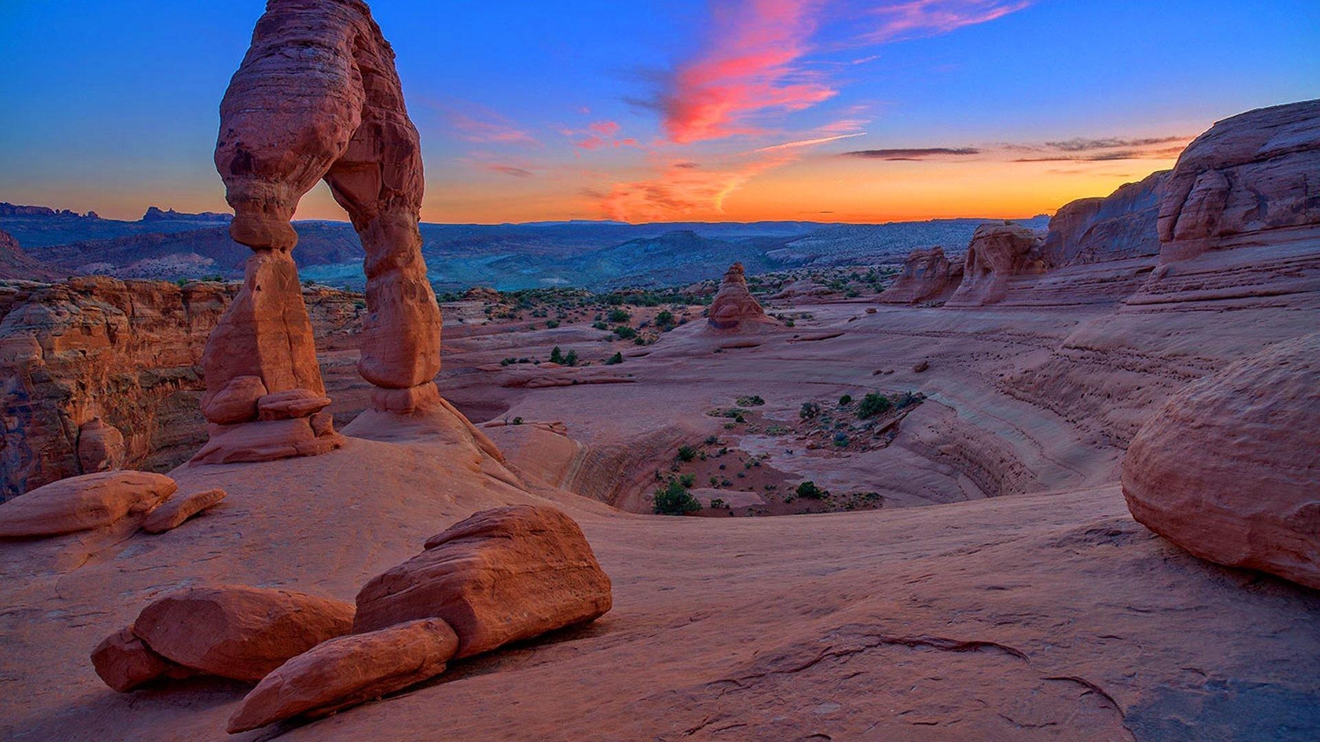 Arches Nationalpark, Landschaft, Wallpaper, Natur, USA, 1920x1080 Full HD Desktop