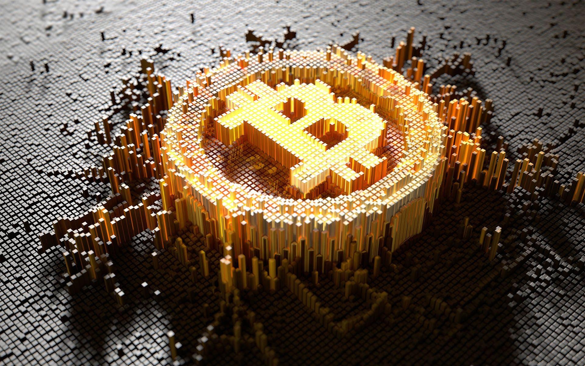 Bitcoin, digitale Kunst, Kryptowährung, HD, Bildschirm, 1920x1200 HD Desktop