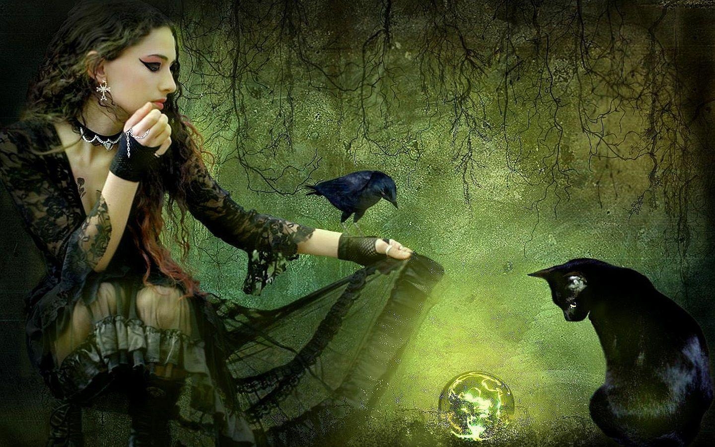 Hexen Bild, Fantasy, Hintergrund, Magie, Hexe, 1440x900 HD Desktop