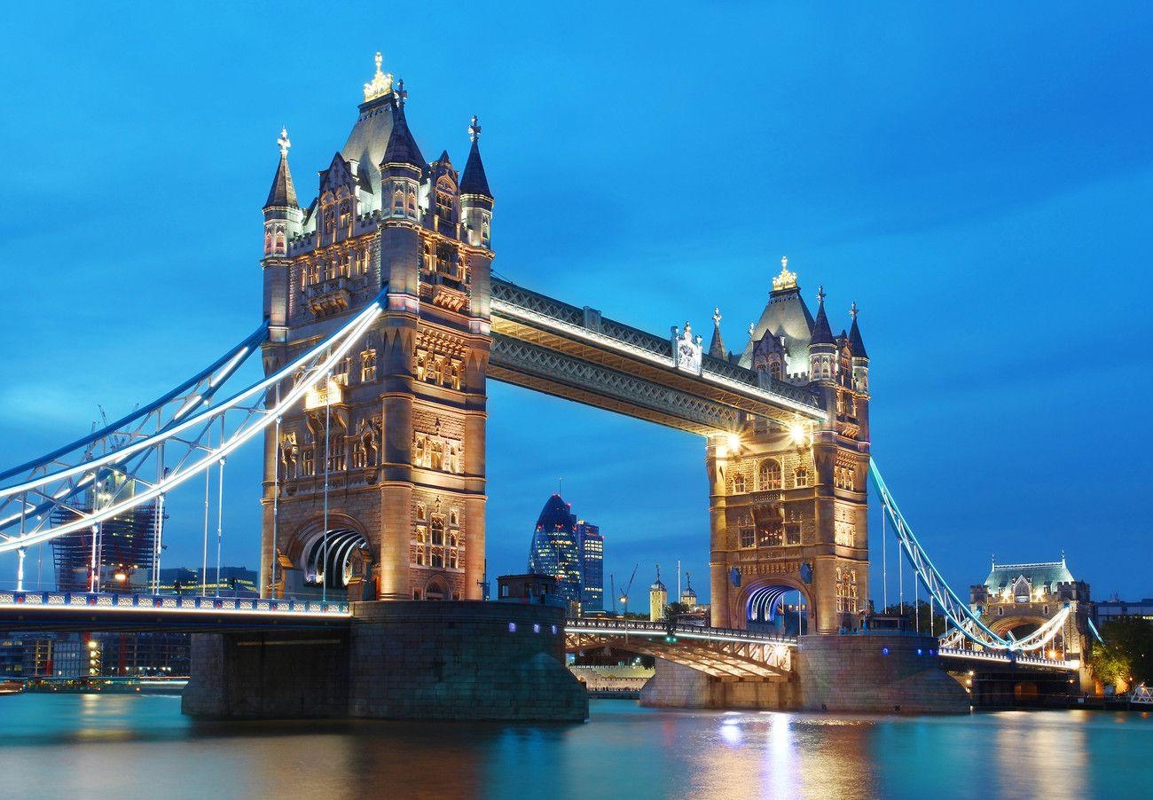 Tower Bridge, Wand, Mural, London, Architektur, 1300x910 HD Desktop