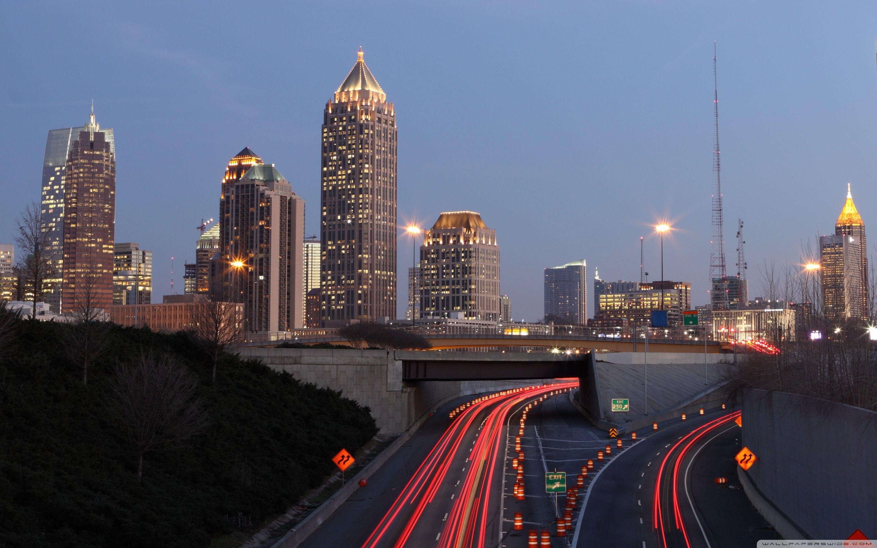 Atlanta, Stadt, Ultra-HD, 4K, TV, 2880x1800 HD Desktop