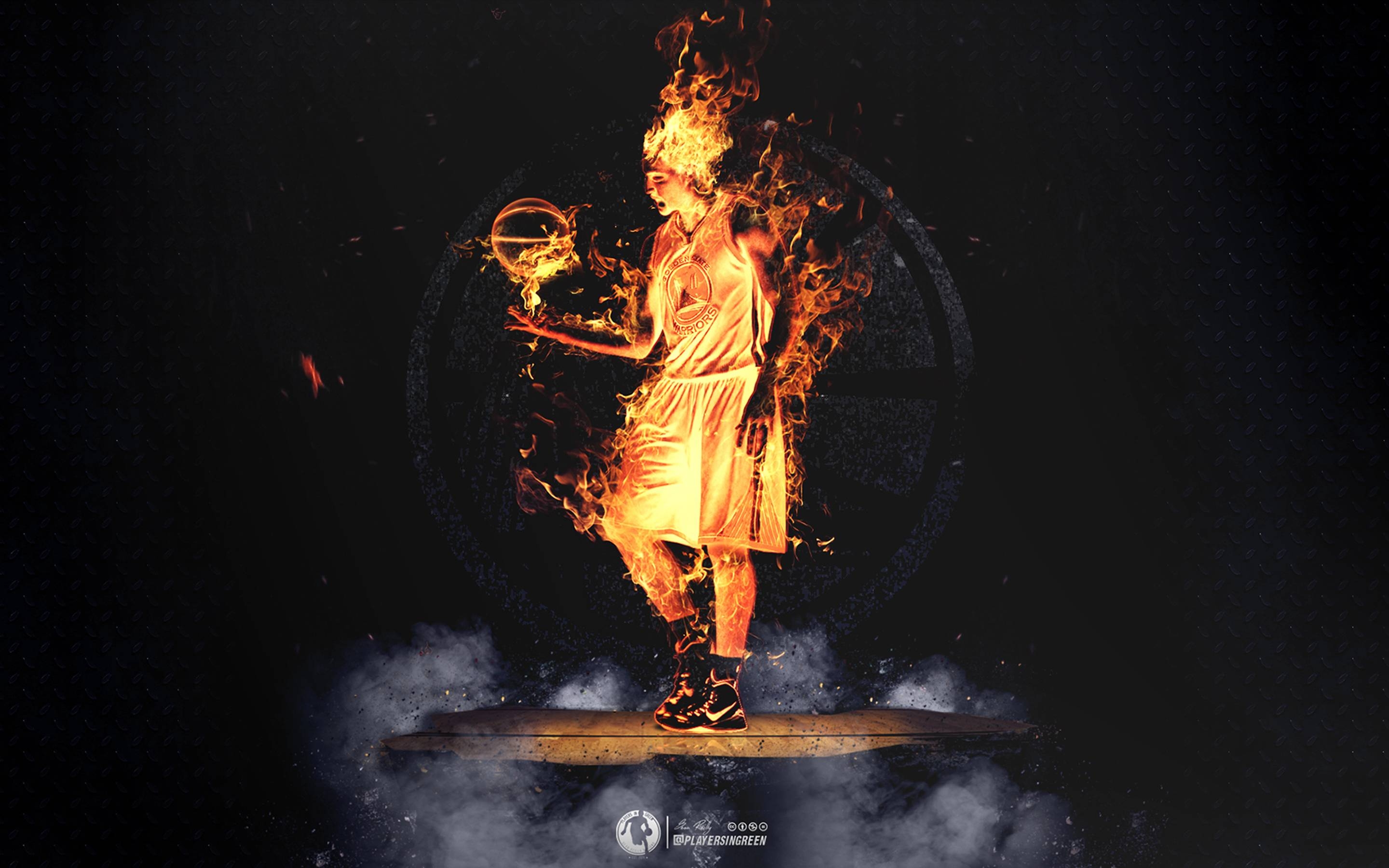 Klay Thompson, Golden State, 4K, Warriors, Sport, 2880x1800 HD Desktop