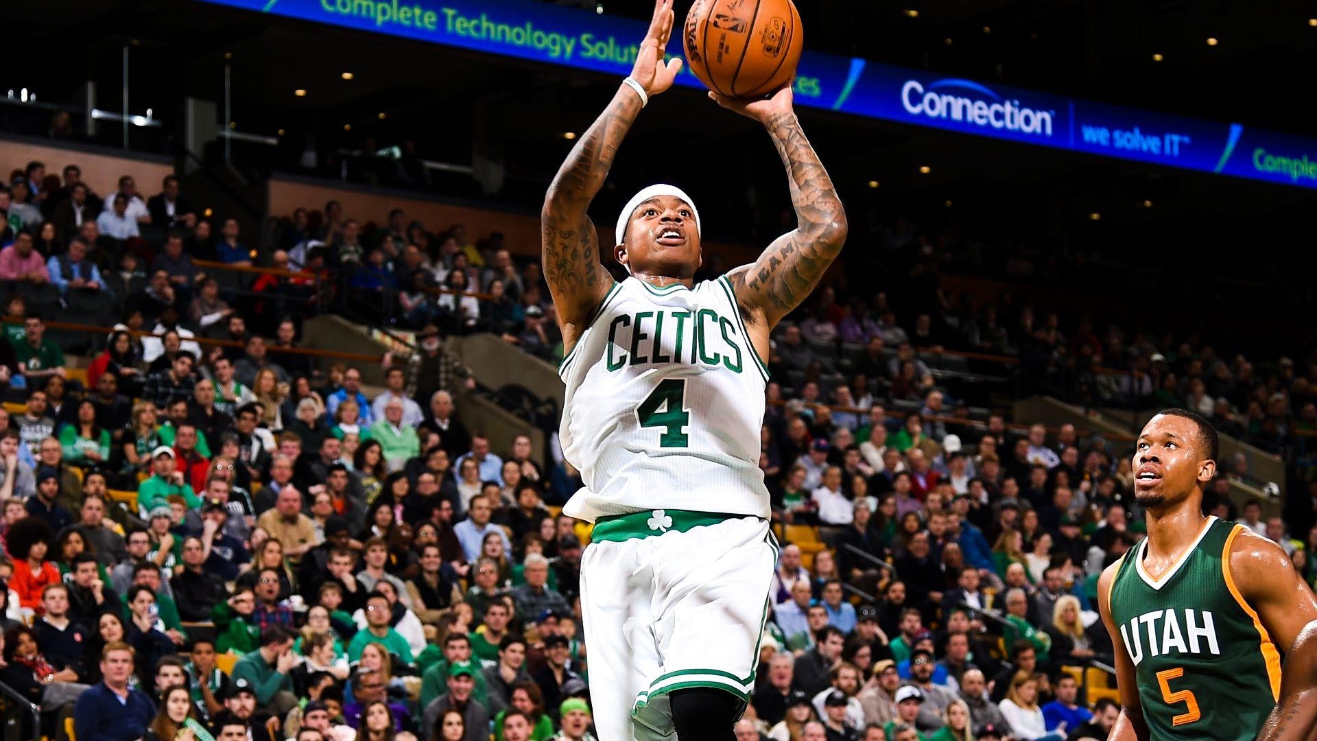 Isaiah Thomas, Boston Celtics, Breitbild, Desktop, NBA, 1920x1080 Full HD Desktop