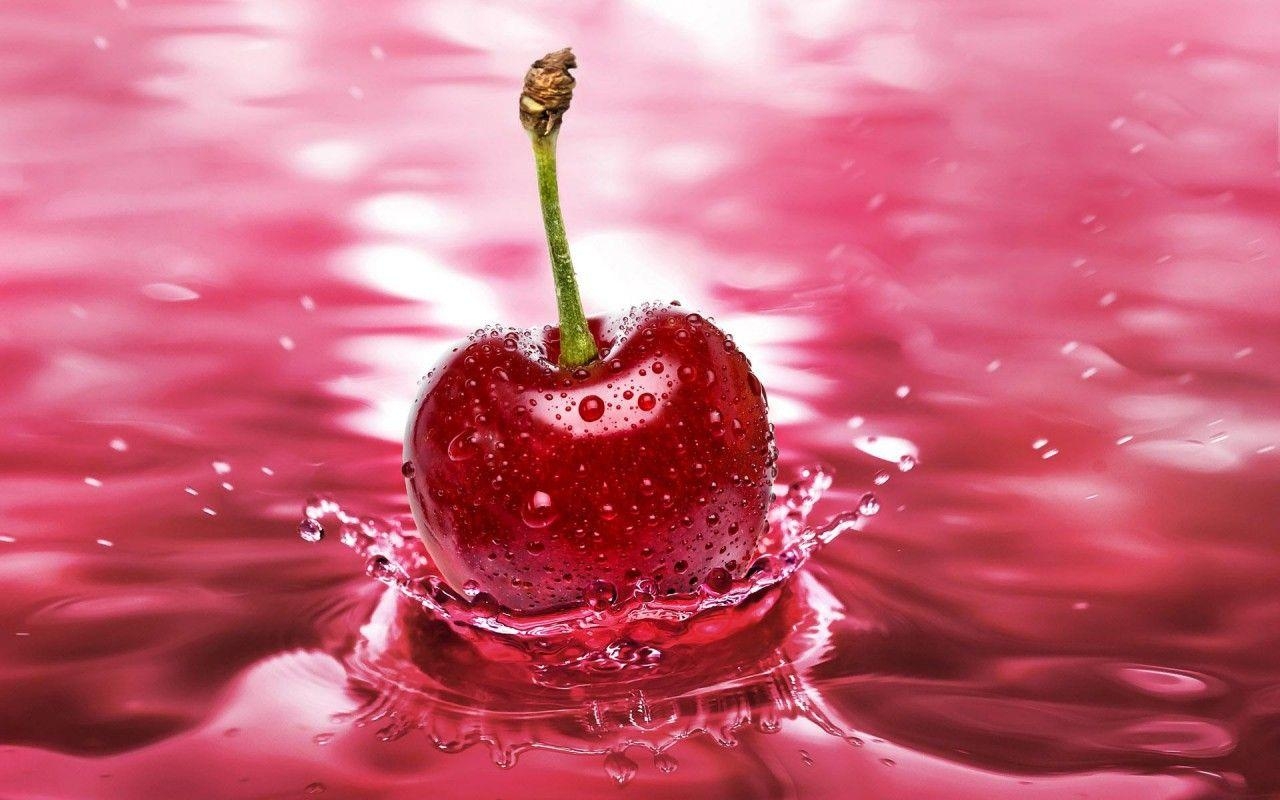 Kirschfrucht, Hintergrund, 7x800, Obst, Rot, 1280x800 HD Desktop