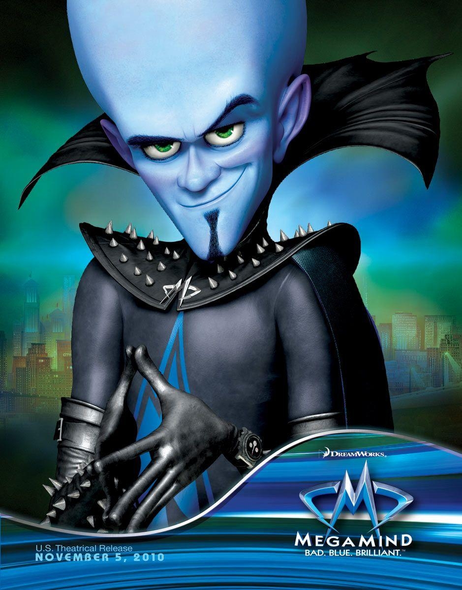 Megamind, DreamWorks, CG, Animationsfilm, Poster, 940x1200 HD Handy