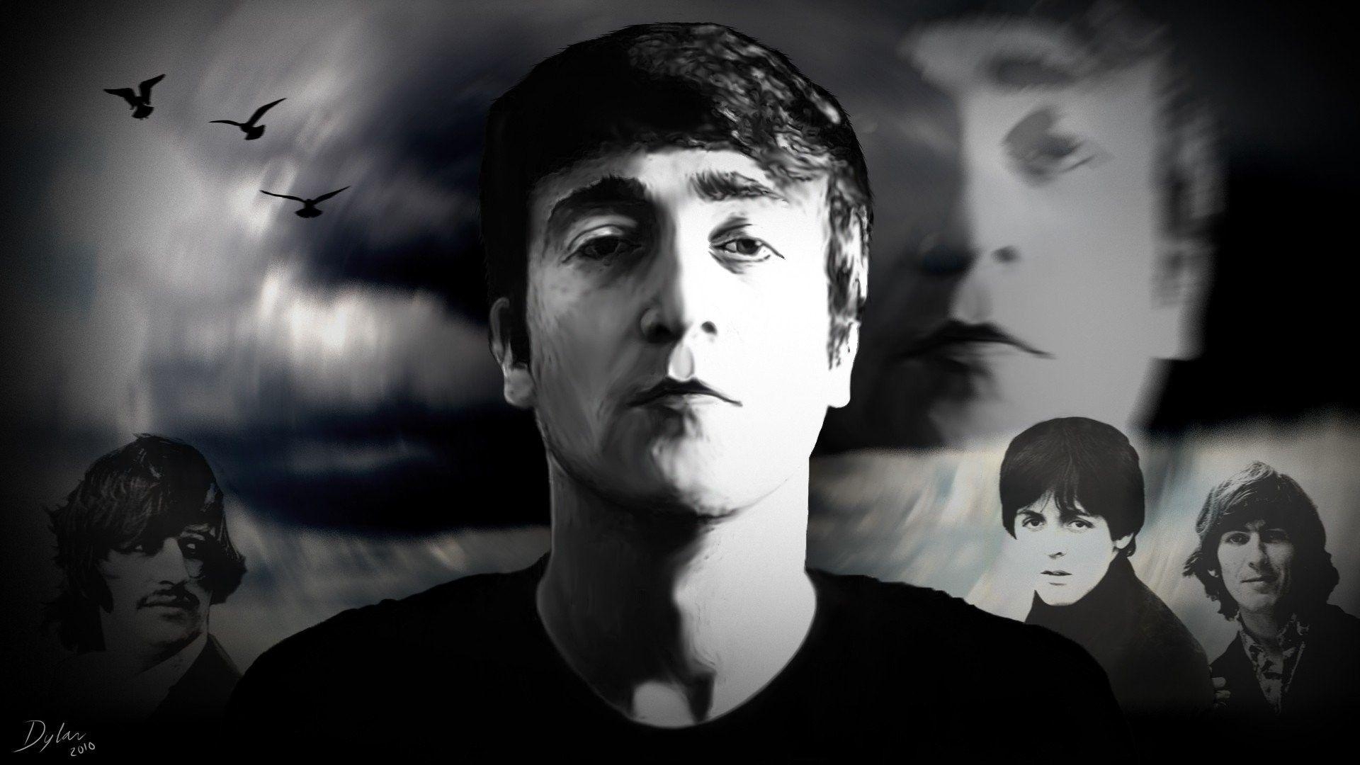 George Harrison, Paul McCartney, Wallpaper, Musik, Ikonen, 1920x1080 Full HD Desktop