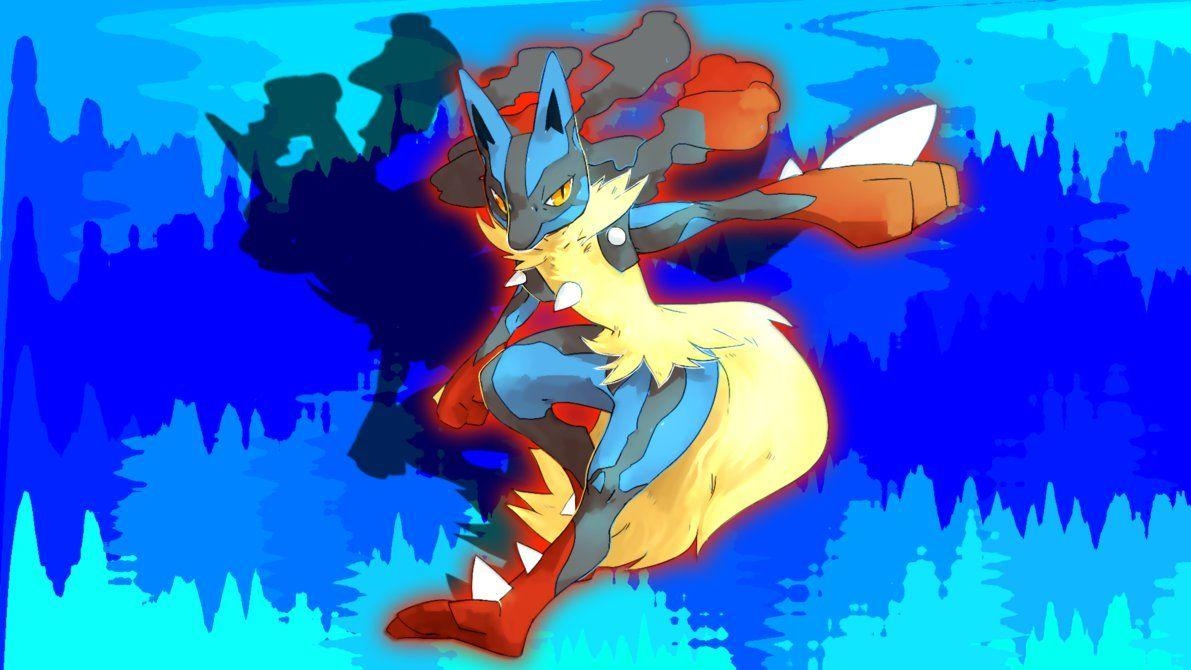 Mega Lucario, Anime Bild, HD Hintergrund, Pokémon, 2, 1200x670 HD Desktop