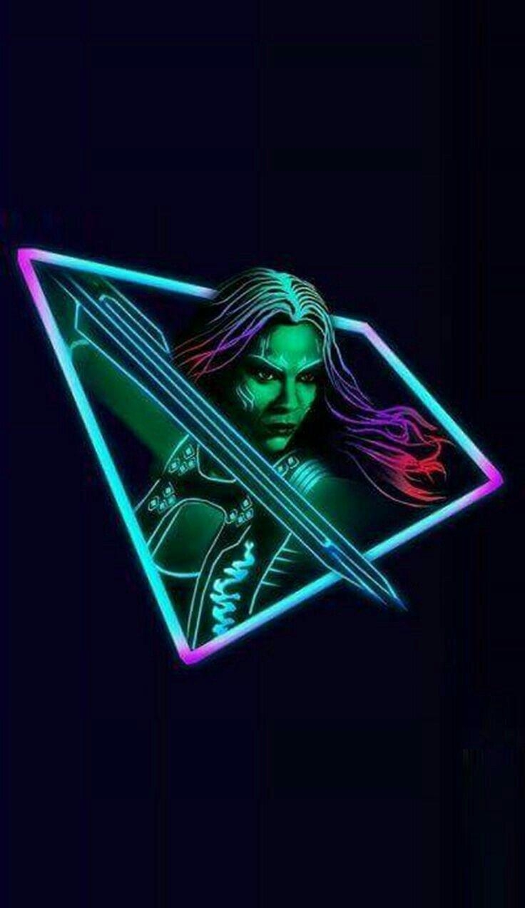 Gamora, Marvel, Filme, Avengers, Wandbild, 740x1280 HD Handy