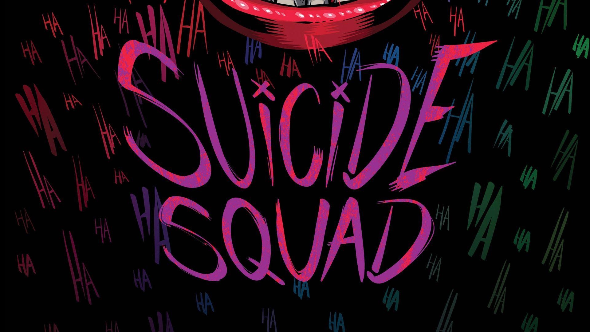 Suicide Squad, Typografie, Laptop, HD, 4K, 1920x1080 Full HD Desktop